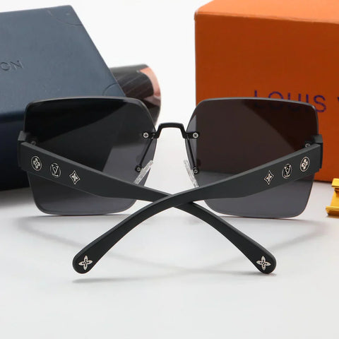 4 color luxury flower letter polarized sunglasses