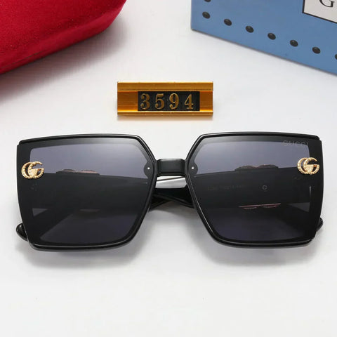 5-color fashion polarized sunglasses with letter temples