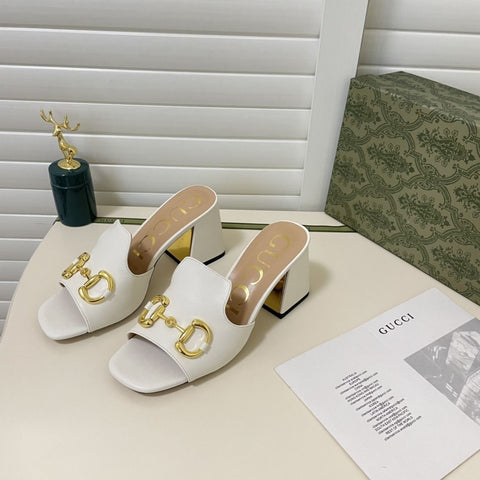 Horsebit High Heel Sandals