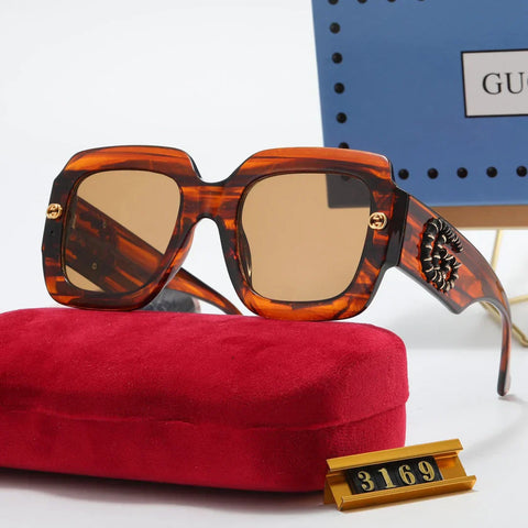 6 color luxury threaded  polarized sunglasses