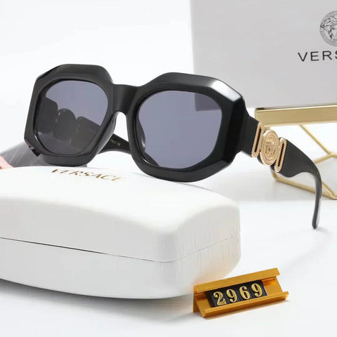 9-color fashion lion head polarized sunglasses