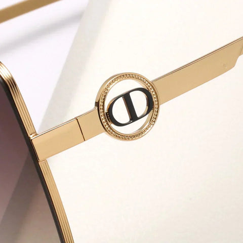 4 color round hollowed out polarized sunglasses