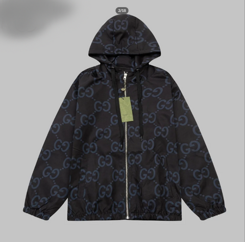 0808 New printed outdoor zipper hoodie