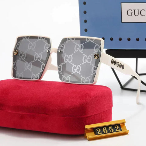 6-color fashion  letter temple sunglasses polarized glasses