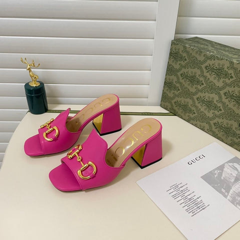 Horsebit High Heel Sandals