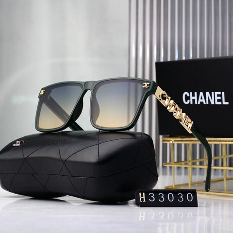6-color Polaroid nylon HD lenses frameless design sunglasses  33030