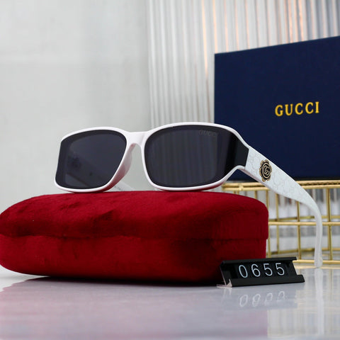 7-color curved nylon HD lenses Full frame sunglasses   0655