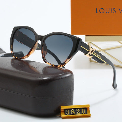5-color Polaroid nylon HD lenses Full frame sunglasses 3820