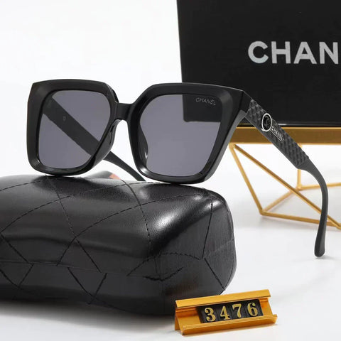 4-color double  rhombic temple polarized sunglasses