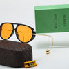 5 color fashionletter temple polarized sunglasses